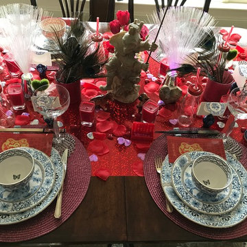 I See Red! Tablescape Designs ~ Valentine's Day/Lunar New Year Ladies Who Lunch