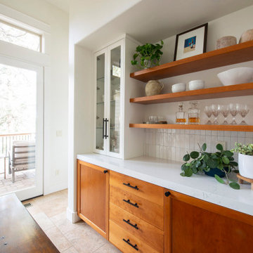 Modern Farmhouse Kitchen + Primary Bedroom Remodel