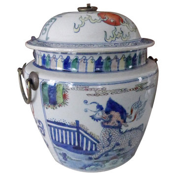 Asian Covered Tea Box