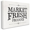 Market Fresh Produce Wood Texture Farm Word Design, 16"x20"