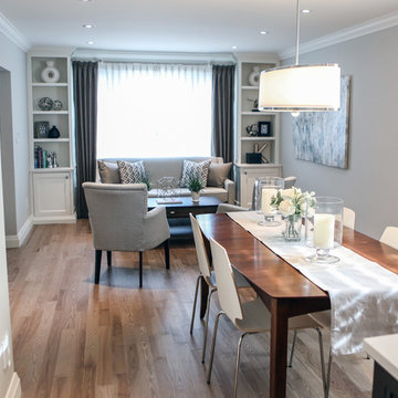 Open Concept, Kitchen, Living and Dining
