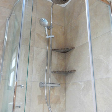 Marble Effect Family Bathroom