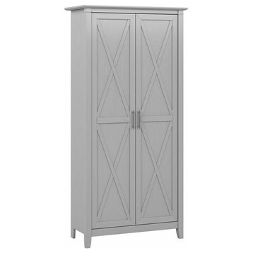 Key West Kitchen Pantry Cabinet in Cape Cod Gray - Engineered Wood