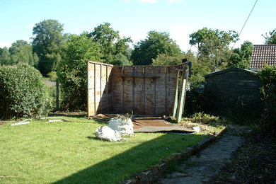 This is an example of a rural formal garden in Essex.