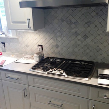 Ungrouted Backsplash