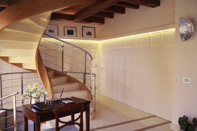 Inspiration for a modern hallway remodel in Other