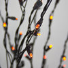 6' LED Lighted Halloween Cascade Twig Tree Outdoor Yard Art Decoration, Orange