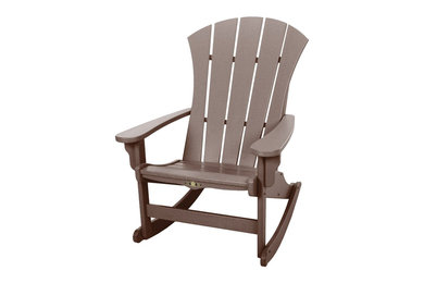 Sunrise Adirondack Rocker, Chocolate