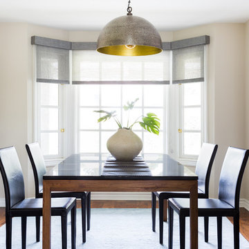 Warm & Modern Dining Room