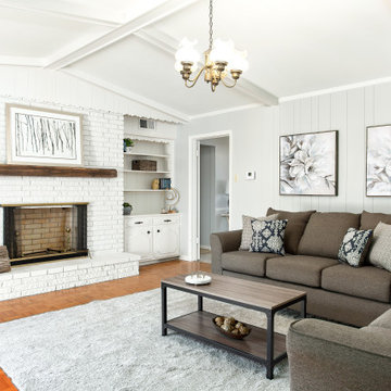 Creating an updated look in an outdated home