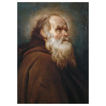 "Saint Anthony Abbot" Digital Paper Print by Diego Velazquez, 17"x24"