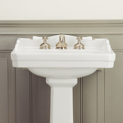 Randolph Morris Zurich 22" Pedestal Sink - Bathroom Sinks