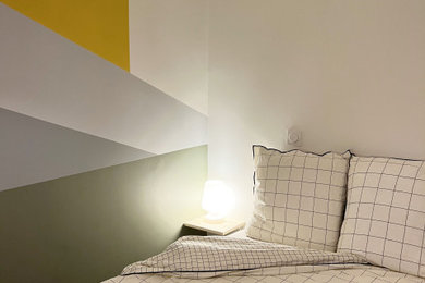 Imagen de dormitorio moderno pequeño