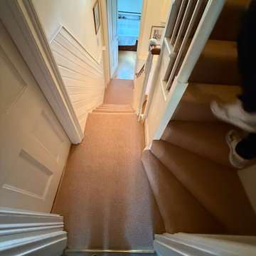 Alternative Flooring Wool Berber Tawny 1706 carpet installation