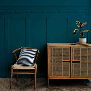 Décor Fabric- Cabinet makeover
