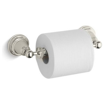 Kohler Pinstripe Toilet Tissue Holder, Vibrant Polished Nickel