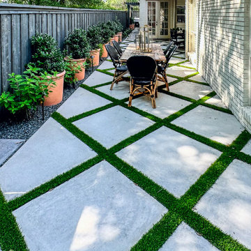 Modern Geometric Oasis: A Contemporary Backyard Retreat | Dallas, TX