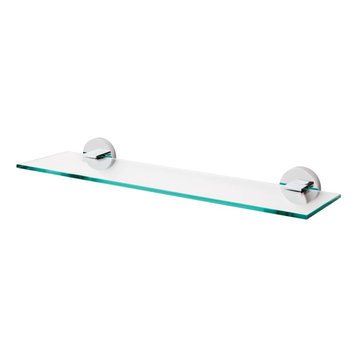 16 glass bathroom shelf