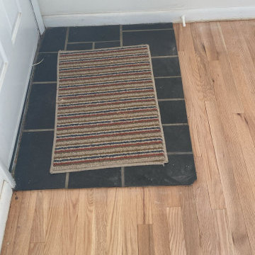 Beltsville Red Oak Hardwood Flooring Installation & Refinish Hardwood Bay Window