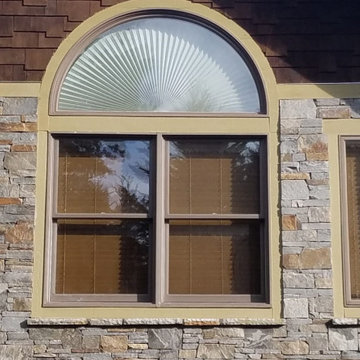 Augusta and Rochester Blend Natural Thin Stone Veneer Exterior