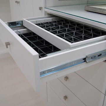 Crisp White Master Closet | SpaceManager Closets