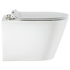 Calice Wall-Hung Round Toilet Bowl, Glossy White