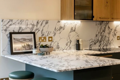 Inspiration for a modern kitchen in Sussex.