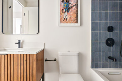 Bathroom - eclectic bathroom idea in Dallas