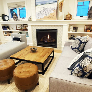 Contemporary Coastal Living Room