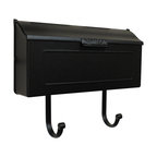 Horizon Horizontal Mailbox, Black