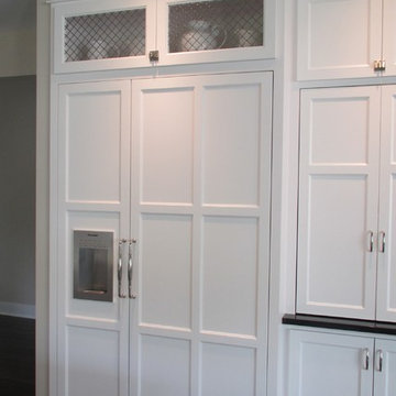 Custom Wire Mesh Grillework created for Kitchen Cabinets