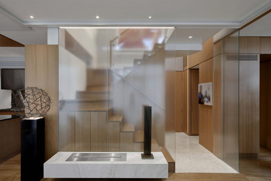 Staircase - mid-sized modern staircase idea in DC Metro