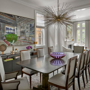 75 Most Popular Dining Room with Gray Walls Design Ideas for 2019