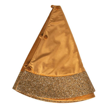 Sparkles Home Luminous Rhinestone Tree Skirt - Gold
