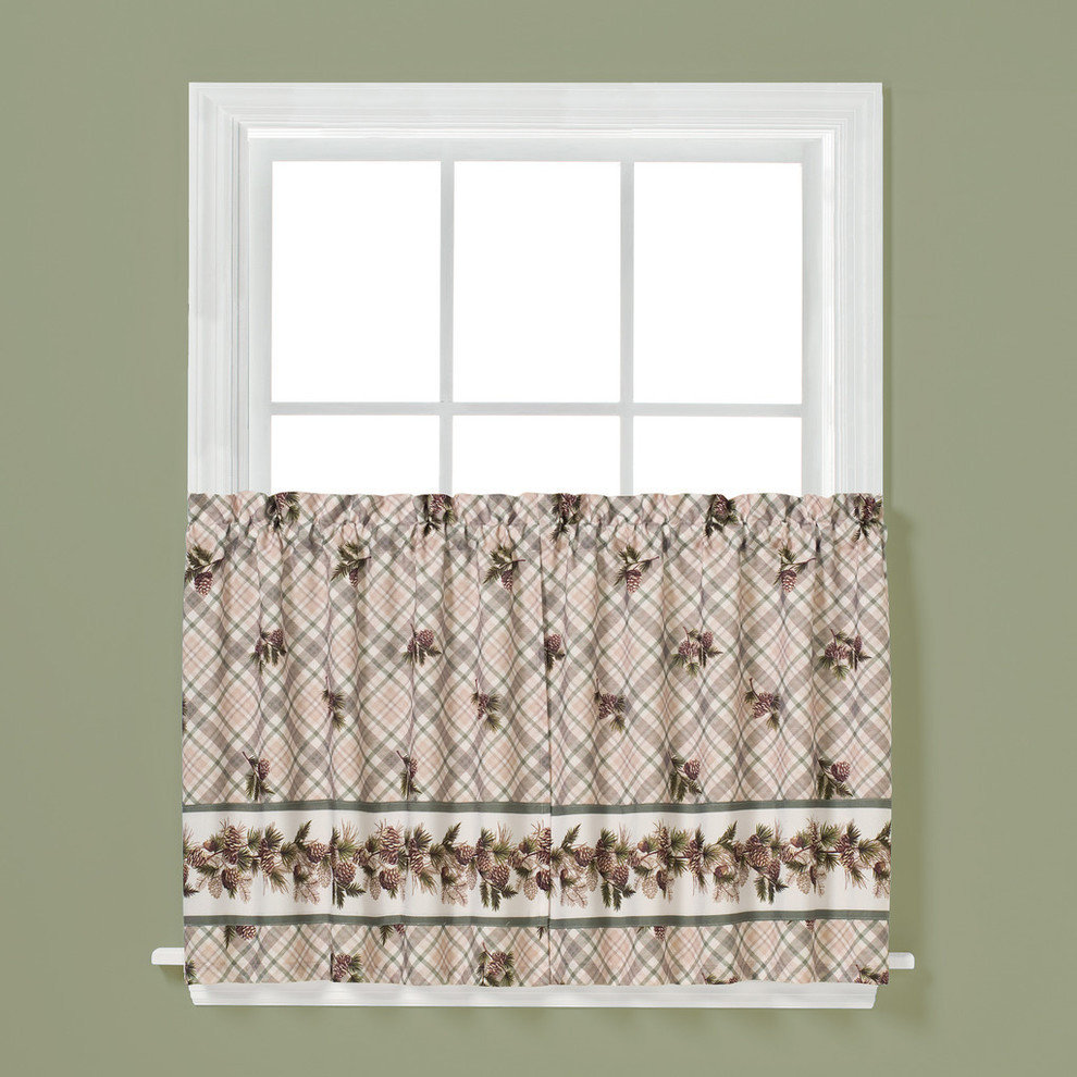 Saturday Knight Mantovana Per Tendina, 58x13 Pollici, In Misto Poliestere E Cotone, Con Tasca Porta Asta 3,8 Cm, Lavabile