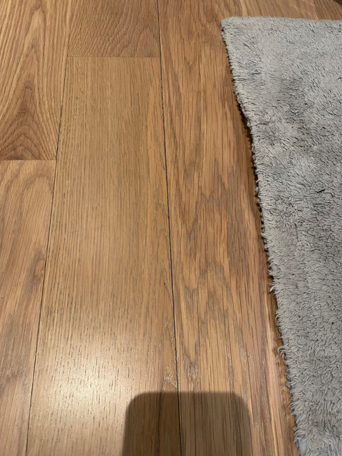 Hardwood Floor Plank Separation Is this normal?