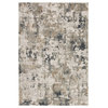 Jaipur Living Lynne Abstract White/Gray Area Rug, 9'2"x11'9"