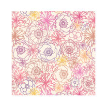 Field Flowers Lineart wallpaper by oksancia for sale on Spoonflower - custom wal