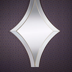 Decora Curvo Gold Mirror - Deknudt Mirrors - Wall Mirrors