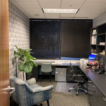 Grandview Dental office Wallpaper install and interior paint