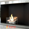 Moda Flame Cavo Table Top Ventless Bio Ethanol Fireplace, White