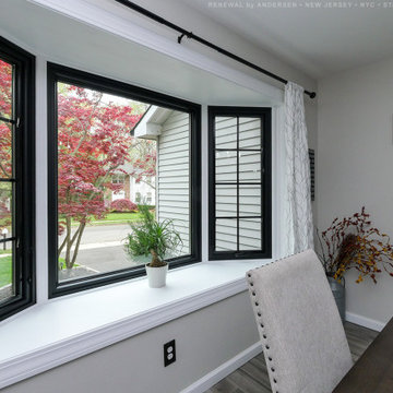 Stylish Dining Room with New Bay Window - Renewal by Andersen New Jersey / NYC