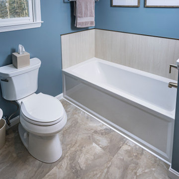 Harrisburg, PA Spa-calm, Age-ready, & Storage Smart Bathroom Remodel
