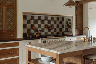Example of a french country kitchen design in Minneapolis