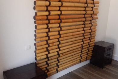 Tête lit sur Mesure en cuir /bambou