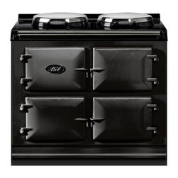 3-oven AGA Total Control in Black - Gas Ranges And Electric Ranges