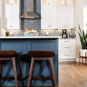 Contemporary and Colorful Kitchen