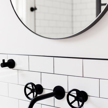 Eclectic Industrial Bathroom Remodel