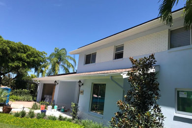 Beach style exterior home photo in Other