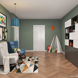 Whole house solution for a Boston family - Nursery Furniture